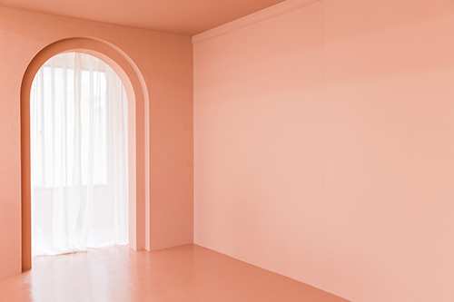 Pink wall